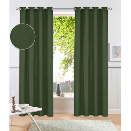 4068223514557 - my home Vorhang »Parry« (2 St) 2-er Set blickdicht monochrom basic