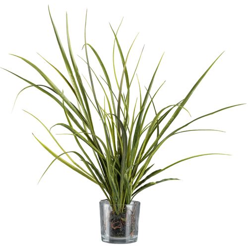 4064118117384 - Kunstgras CREATIV GREEN Wiesengras im Ballen und mit Glas Kunstpflanzen Gr H 70 cm 1 St grün Kunst-Gräser