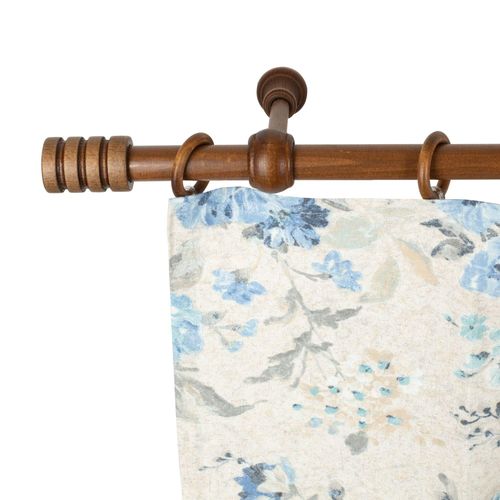 5949127108266 - Gardinenstange »Pisa« 1 läufig-läufig Fixmass 28 mm Holz verschiedene Längen und Farben Komplettset 5949127108266 - Gardinenstange »Pisa« 1 läufig-läufig Fixmass 28 mm Holz verschiedene Längen und Farben Komplettset