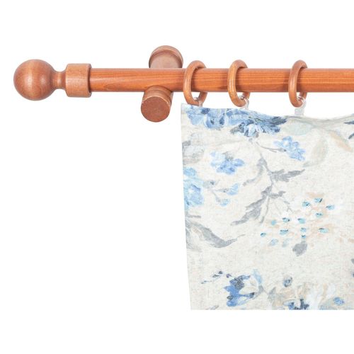 5949127122217 - Gardinenstange »Giro« 1 läufig-läufig Fixmass 28 mm Holz verschiedenen Längen und Farben Komplettset 5949127122217 - Gardinenstange »Giro« 1 läufig-läufig Fixmass 28 mm Holz verschiedenen Längen und Farben Komplettset