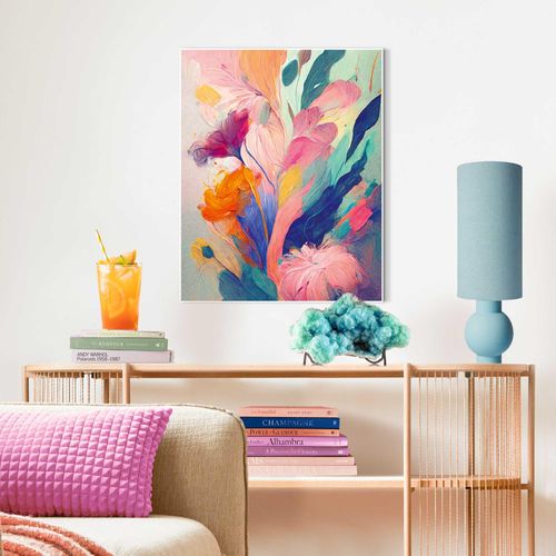 8714597655575 - Reinders! Bild mit Rahmen »Dreamy Flowers«