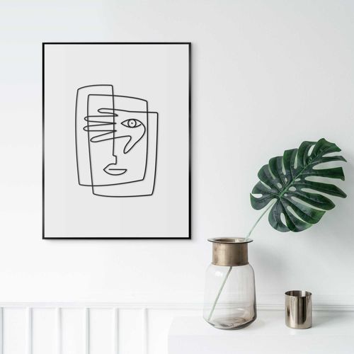 8714597654103 - Reinders! Bild mit Rahmen »Picasso Face« 8714597654103 - Reinders! Bild mit Rahmen »Picasso Face«