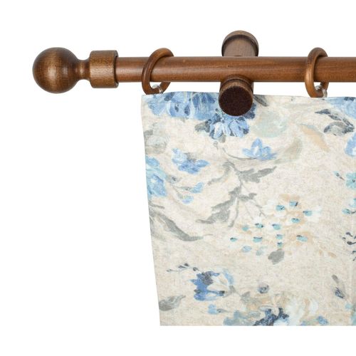 5949127122446 - Gardinenstange »Giro« 1 läufig-läufig Fixmass 28 mm Holz verschiedenen Längen und Farben Komplettset 5949127122446 - Gardinenstange »Giro« 1 läufig-läufig Fixmass 28 mm Holz verschiedenen Längen und Farben Komplettset