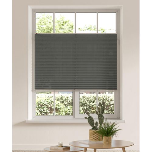4068222641063 - my home Plissee »DAHRA - in Crush-Optik« Lichtschutz ohne Bohren verspannt Fixmass Klemmträger