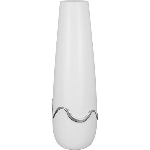 4063387324578 - Tischvase GILDE Carino Vasen Gr B H T 1400 cm x 4900 cm x 1400 cm weiß Blumenvasen Vase aus Keramik