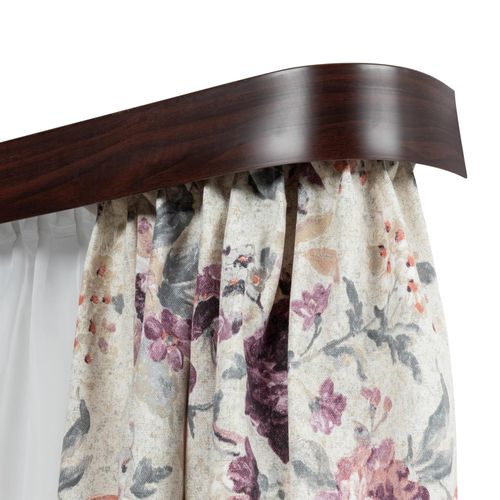 5949127208027 - Vorhangschiene »SH3« 3 läufig-läufig Fixmass Set 3-läufig inkl Rundbögen Blende 75 cm vorgebohrt Innenlauf