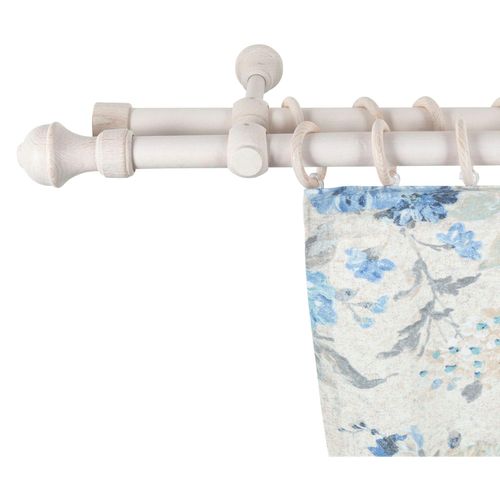 5949127114786 - Gardinenstange »Ares« 2 läufig-läufig Fixmass 28 mm Holz verschiedene Längen und Farben Komplettset 5949127114786 - Gardinenstange »Ares« 2 läufig-läufig Fixmass 28 mm Holz verschiedene Längen und Farben Komplettset