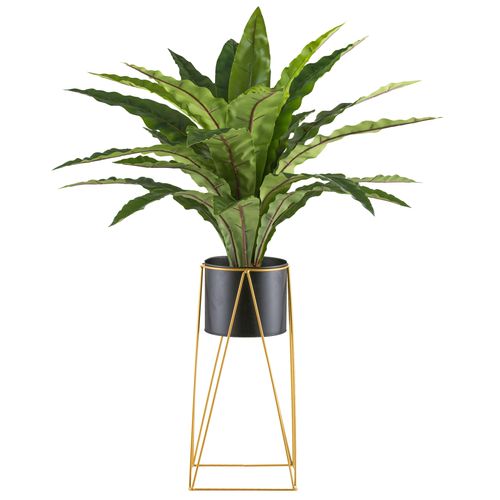 4064118241652 - Kunstpflanze CREATIV GREEN Farn grün H105cm Kunststoff Kunstpflanzen mit Metallrack