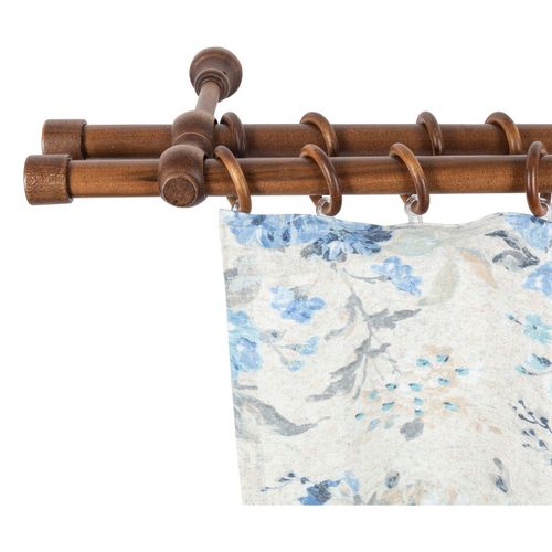 5949127111532 - Gardinenstange »Cafiro« 2 läufig-läufig Fixmass 28 mm Holz verschiedene Längen und Farben Komplettset 5949127111532 - Gardinenstange »Cafiro« 2 läufig-läufig Fixmass 28 mm Holz verschiedene Längen und Farben Komplettset