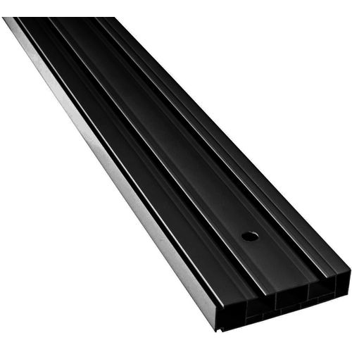 5949127147562 - Gardinenschiene Vorhangschiene SH (2) Gardinenstangen Gr L 360cm 2 läufig schwarz Gardinenschiene