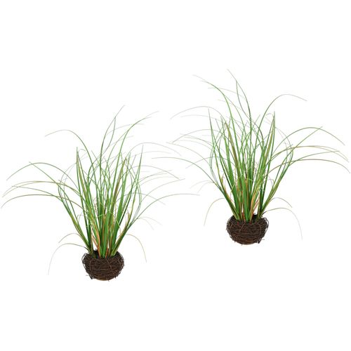 4019844812737 - IGEA Kunstpflanze »Gras im Reisig« Künstlicher Grasbusch 2er Set
