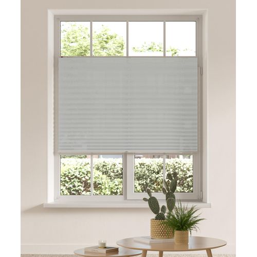 4068222641209 - my home Plissee »DAHRA - in Crush-Optik« Lichtschutz ohne Bohren verspannt Fixmass Klemmträger 4068222641209 - my home Plissee »DAHRA - in Crush-Optik« Lichtschutz ohne Bohren verspannt Fixmass Klemmträger
