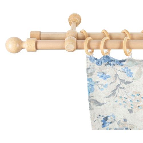 5949127113352 - Gardinenstange »Giro« 2 läufig-läufig Fixmass 28 mm Holz verschiedene Längen und Farben Komplettset 5949127113352 - Gardinenstange »Giro« 2 läufig-läufig Fixmass 28 mm Holz verschiedene Längen und Farben Komplettset