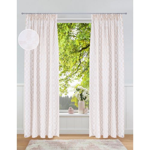 4068222498926 - Gardine Amani Gr 1 beige B135cm H145cm Polyester Gardinen