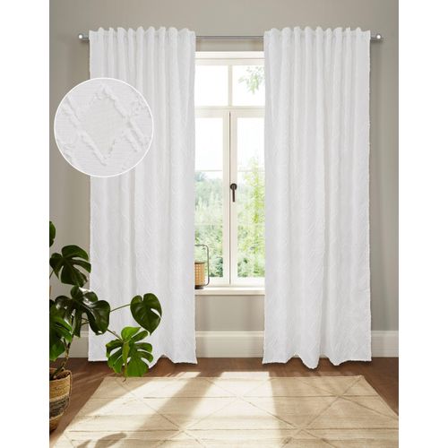 4068222604723 - Gardine ANDAS Markane Gr 1 weiß B140cm H145cm Polyester Gardinen