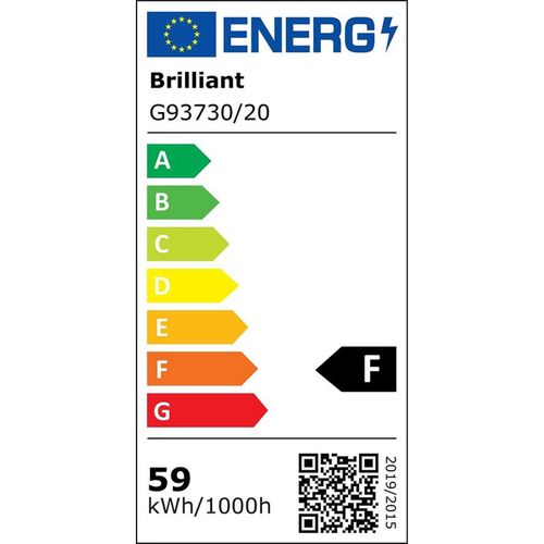 4004353329647 - BRILLIANT Cembalo LED Pendelleuchte dimmbar in 3 Stufen Deckenlampe höhenverstellbar warmweißes Licht energiesparend und langlebig Hängelampe Esszimmer 16 flammig modern in Kaffee Braun