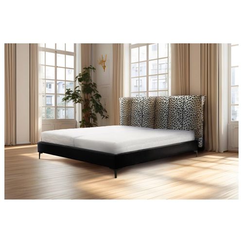 4255701938268 - Doppelbett Leoprint 180 x 200 cm Exklusives Design trifft Komfort 4255701938268 - Doppelbett Leoprint 180 x 200 cm Exklusives Design trifft Komfort