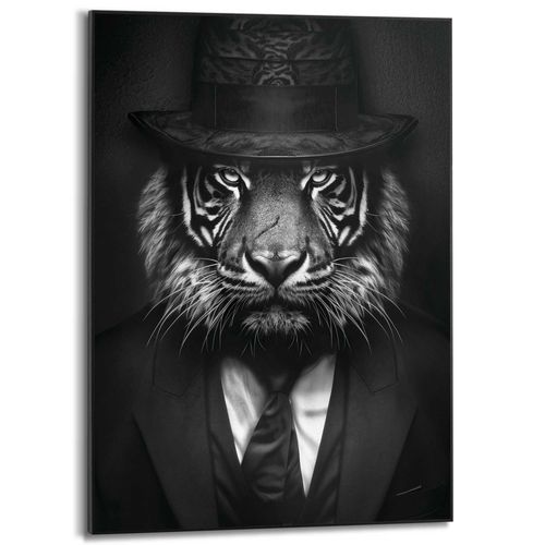 8714597679878 - Poster REINDERS Tiger Man schwarz (farbe bild(er) schwarz weiß) B50cm H70cm T16cm Bilder Hobbyraum - Hut - Kostüm - Schwarz-Weiß - MDF - Tiere - 50x70 cm 8714597679878 - Poster REINDERS Tiger Man schwarz (farbe bild(er) schwarz weiß) B50cm H70cm T16cm Bilder Hobbyraum - Hut - Kostüm - Schwarz-Weiß - MDF - Tiere - 50x70 cm