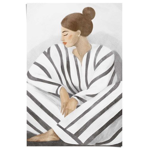 8714597685299 - Poster REINDERS Zen-Dame grau weiß (farbe bild(er) weiß) B61cm H915cm T01cm Bilder Schlafzimmer - Weiß - 150 gr Papier - Frauen - 61x915 cm 8714597685299 - Poster REINDERS Zen-Dame grau weiß (farbe bild(er) weiß) B61cm H915cm T01cm Bilder Schlafzimmer - Weiß - 150 gr Papier - Frauen - 61x915 cm