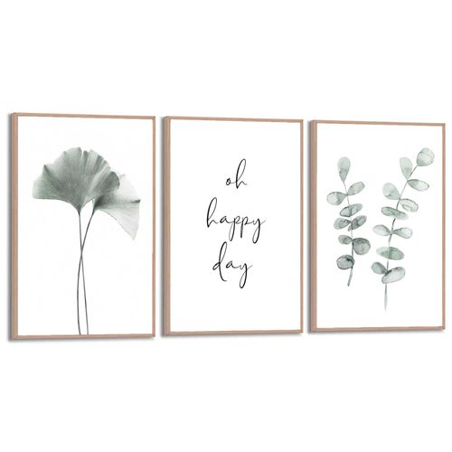 8714597671926 - Poster REINDERS Green Twigs grün (farbe bild(er) grün) B20cm H30cm T16cm Bilder