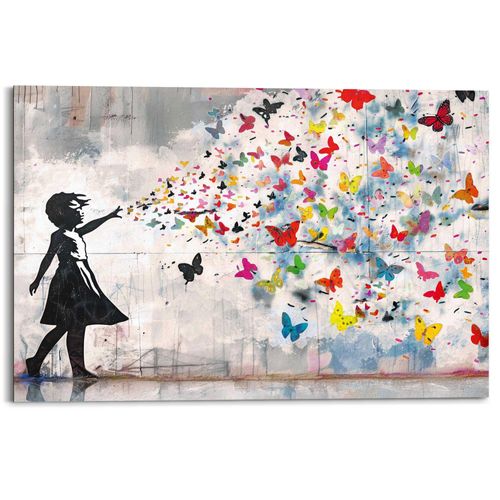 8714597685374 - Deco-Panel REINDERS Streetart-Schmetterlinge bunt (farbe bild(er) mehrfarbig) B90cm H60cm T2cm Bilder Teenager Zimmer - Mehrfarbig - MDF - Street Art - 90x60 cm 8714597685374 - Deco-Panel REINDERS Streetart-Schmetterlinge bunt (farbe bild(er) mehrfarbig) B90cm H60cm T2cm Bilder Teenager Zimmer - Mehrfarbig - MDF - Street Art - 90x60 cm
