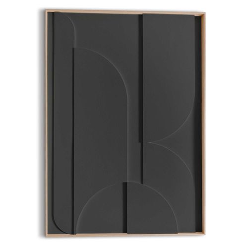 8714597656114 - Wandbild REINDERS Puzzeled - charcoal schwarz (farbe bild(er) schwarz) B50cm H70cm T3cm Bilder