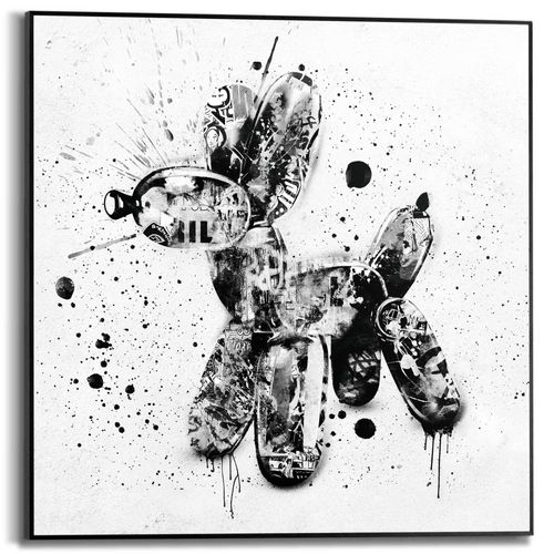8714597679984 - Poster REINDERS Ballon Hund schwarz (farbe bild(er) schwarz weiß) B50cm H50cm T16cm Bilder