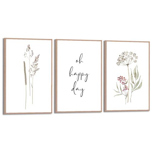 8714597671919 - Poster REINDERS Getrocknete Blumen beige (farbe bild(er) beige) B20cm H30cm T16cm Bilder