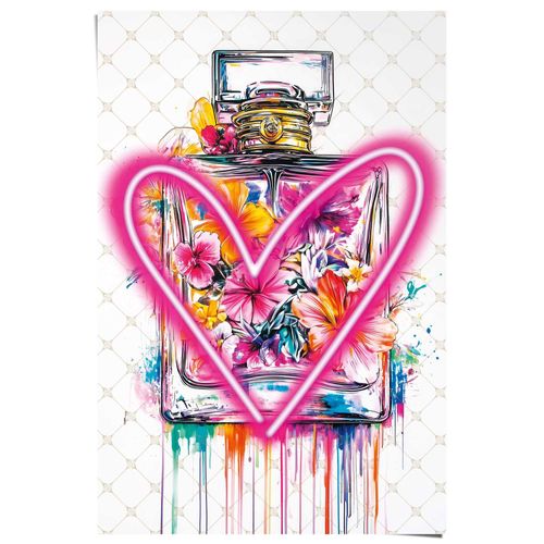 8714597684537 - Poster REINDERS Bottle Love bunt (farbe bild(er) mehrfarbig) B61cm H915cm T01cm Bilder