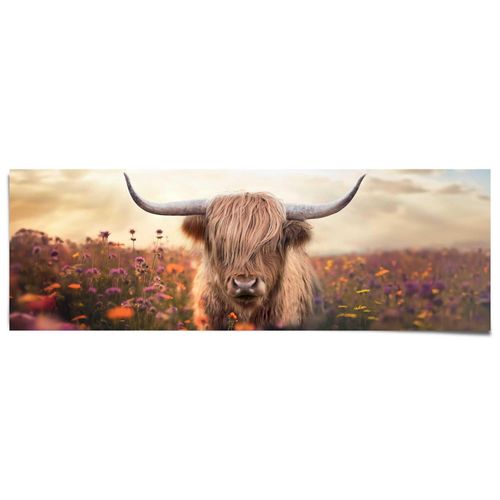 8714597678826 - Poster REINDERS Spring Highlander braun (farbe bild(er) braun) B158cm H53cm T01cm Bilder