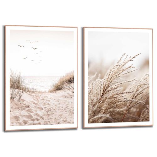 8714597679816 - Poster REINDERS Strand beige (farbe bild(er) beige) B50cm H70cm T16cm Bilder Wohnzimmer - Gras - Meer - Vögel - Beige - MDF - Strand - 50x70 cm 8714597679816 - Poster REINDERS Strand beige (farbe bild(er) beige) B50cm H70cm T16cm Bilder Wohnzimmer - Gras - Meer - Vögel - Beige - MDF - Strand - 50x70 cm