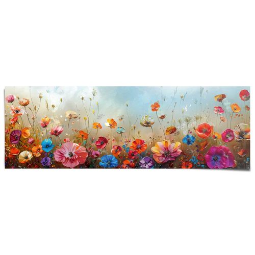 8714597664072 - Poster REINDERS Blumenfeld bunt (farbe bild(er) mehrfarbig) B158cm H53cm T01cm Bilder