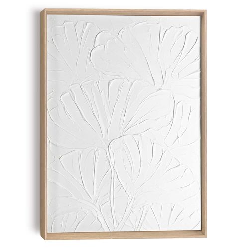 8714597688276 - Wandbild REINDERS Blumen weiß (farbe bild(er) weiß) B30cm H40cm T3cm Bilder Wohnzimmer - Weiß - MDF - Blumen und Pflanzen - 30x40 cm
