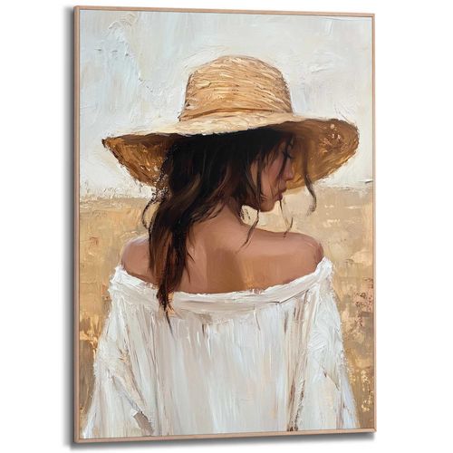 8714597685220 - Poster REINDERS Summer Lady beige (farbe bild(er) beige) B50cm H70cm T22cm Bilder Schlafzimmer - Frau - Strohhut - Beige - MDF - Menschen - 50x70 cm 8714597685220 - Poster REINDERS Summer Lady beige (farbe bild(er) beige) B50cm H70cm T22cm Bilder Schlafzimmer - Frau - Strohhut - Beige - MDF - Menschen - 50x70 cm