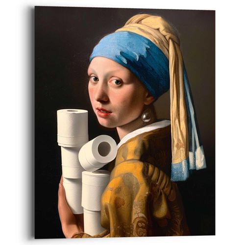 8714597684551 - Deco-Panel REINDERS Toiletpaper Girl blau (farbe bild(er) blau) B40cm H50cm T2cm Bilder Toilette - Blau - MDF - Kunst - 40x50 cm 8714597684551 - Deco-Panel REINDERS Toiletpaper Girl blau (farbe bild(er) blau) B40cm H50cm T2cm Bilder Toilette - Blau - MDF - Kunst - 40x50 cm