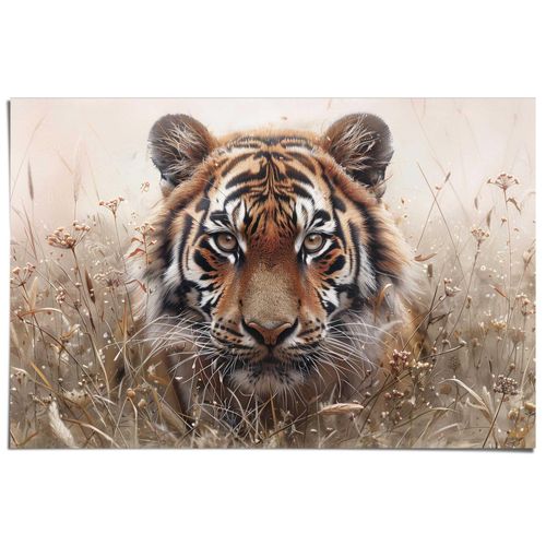 8714597685534 - Poster REINDERS Hunting Tiger beige (farbe bild(er) beige) B915cm H61cm T01cm Bilder Wohnzimmer - Beige - 150 gr Papier - Tiere - 915x61 cm 8714597685534 - Poster REINDERS Hunting Tiger beige (farbe bild(er) beige) B915cm H61cm T01cm Bilder Wohnzimmer - Beige - 150 gr Papier - Tiere - 915x61 cm