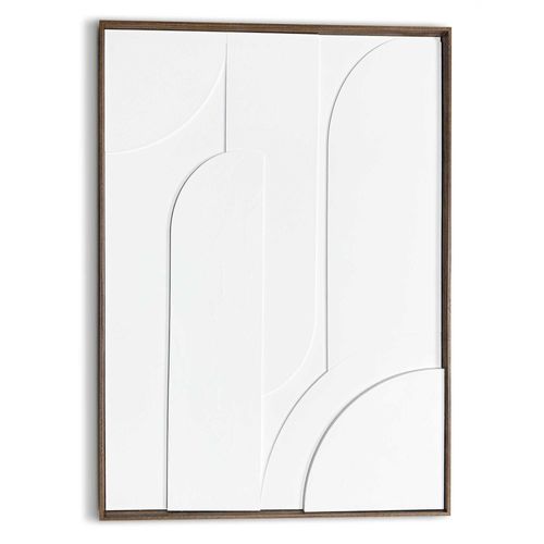 8714597684124 - Wandbild REINDERS Layered Geometrics weiß (farbe bild(er) weiß) B50cm H70cm T3cm Bilder Wohnzimmer - Weiß - MDF - Abstrakt - 50x70 cm 8714597684124 - Wandbild REINDERS Layered Geometrics weiß (farbe bild(er) weiß) B50cm H70cm T3cm Bilder Wohnzimmer - Weiß - MDF - Abstrakt - 50x70 cm
