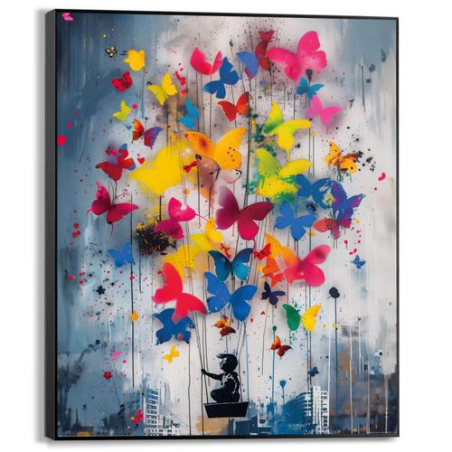 8714597682717 - Wandbild REINDERS Butterfly Balloon bunt (farbe bild(er) mehrfarbig) B40cm H50cm T3cm Bilder 8714597682717 - Wandbild REINDERS Butterfly Balloon bunt (farbe bild(er) mehrfarbig) B40cm H50cm T3cm Bilder