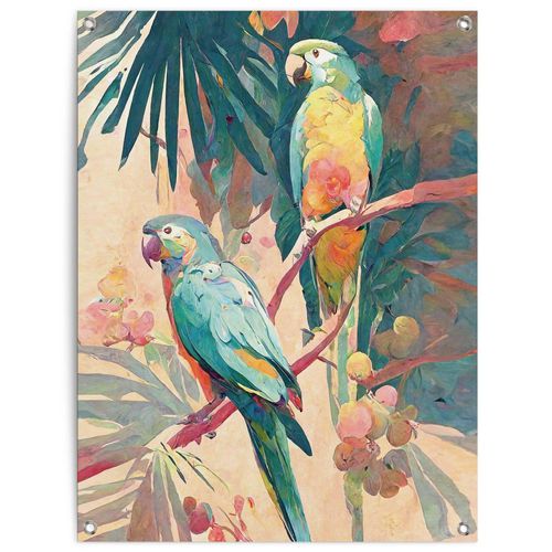 8714597665888 - Poster REINDERS Bird Party grün (farbe bild(er) grün) B60cm H80cm T01cm Bilder 8714597665888 - Poster REINDERS Bird Party grün (farbe bild(er) grün) B60cm H80cm T01cm Bilder