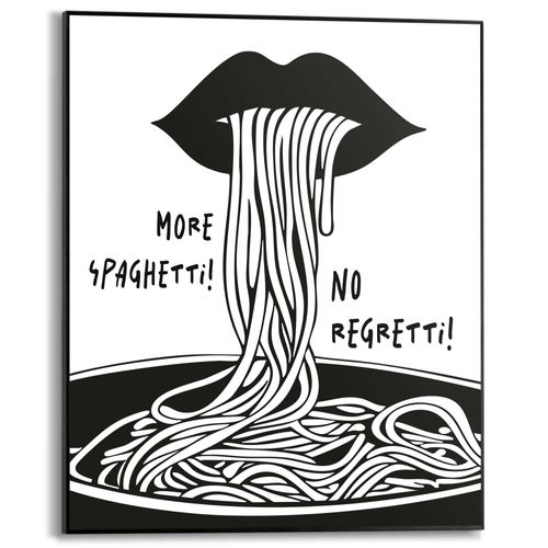 8714597679885 - Poster REINDERS More Spaghetti schwarz (farbe bild(er) schwarz weiß) B40cm H50cm T16cm Bilder Küche - Schwarz-Weiß - MDF - Essen und Trinken - 40x50 cm 8714597679885 - Poster REINDERS More Spaghetti schwarz (farbe bild(er) schwarz weiß) B40cm H50cm T16cm Bilder Küche - Schwarz-Weiß - MDF - Essen und Trinken - 40x50 cm