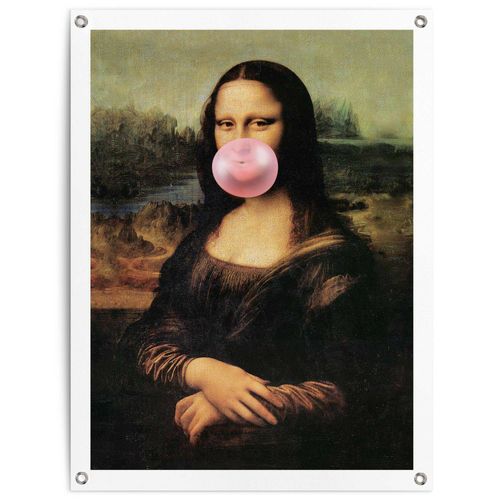 8714597666120 - Poster REINDERS Mona Lisa - bubblegum braun (farbe bild(er) braun) B60cm H80cm T01cm Bilder 8714597666120 - Poster REINDERS Mona Lisa - bubblegum braun (farbe bild(er) braun) B60cm H80cm T01cm Bilder