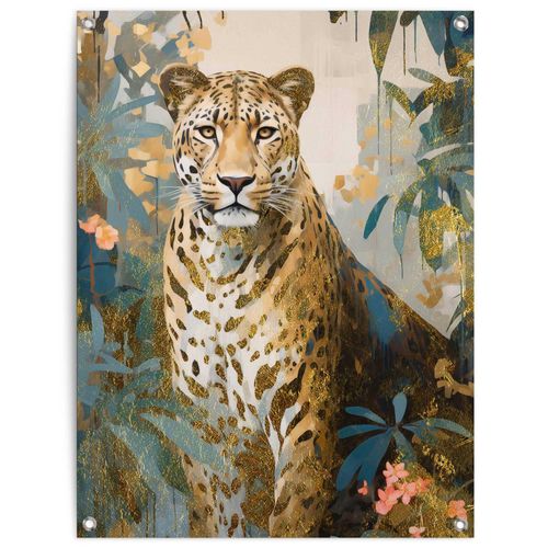 8714597665918 - Poster REINDERS Gold Cat grün (farbe bild(er) grün) B60cm H80cm T01cm Bilder Garten - Dschungel - Blumen - Grün - Leinwand - Tiere - 60x80 cm 8714597665918 - Poster REINDERS Gold Cat grün (farbe bild(er) grün) B60cm H80cm T01cm Bilder Garten - Dschungel - Blumen - Grün - Leinwand - Tiere - 60x80 cm