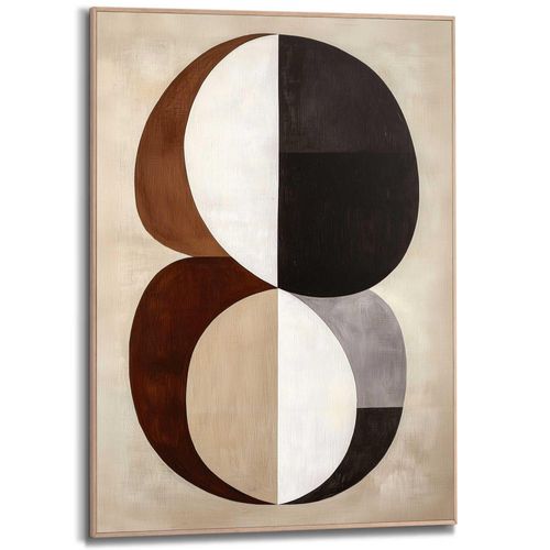 8714597682113 - Poster REINDERS Earth Essence braun (farbe bild(er) braun) B50cm H70cm T22cm Bilder Wohnzimmer - Formen - Organisch - Braun - MDF - Abstrakt - 50x70 cm