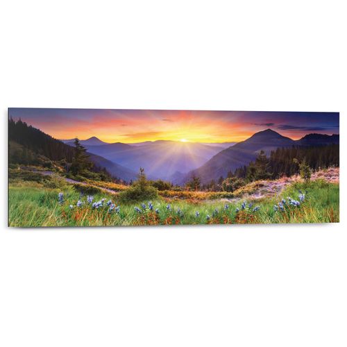 8714597688214 - Deco-Panel REINDERS Sonnenuntergang in den Bergen bunt (farbe bild(er) mehrfarbig) B90cm H30cm T2cm Bilder Wohnzimmer - Mehrfarbig - MDF - Landschaften - 90x30 cm 8714597688214 - Deco-Panel REINDERS Sonnenuntergang in den Bergen bunt (farbe bild(er) mehrfarbig) B90cm H30cm T2cm Bilder Wohnzimmer - Mehrfarbig - MDF - Landschaften - 90x30 cm