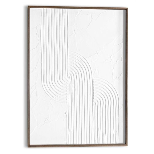 8714597688184 - Wandbild REINDERS Reliefmuster weiß (farbe bild(er) weiß) B50cm H70cm T3cm Bilder Wohnzimmer - Weiß - MDF - Abstrakt - 50x70 cm 8714597688184 - Wandbild REINDERS Reliefmuster weiß (farbe bild(er) weiß) B50cm H70cm T3cm Bilder Wohnzimmer - Weiß - MDF - Abstrakt - 50x70 cm