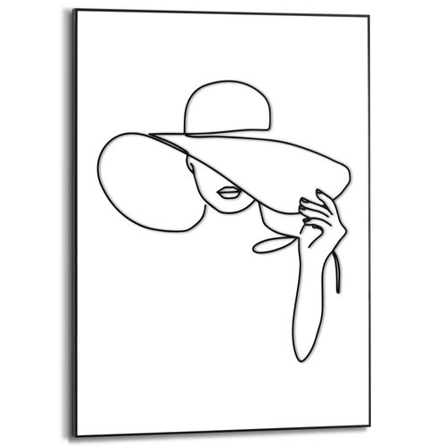 8714597655735 - Poster REINDERS Shadow Hat schwarz (farbe bild(er) schwarz weiß) B50cm H70cm T16cm Bilder 8714597655735 - Poster REINDERS Shadow Hat schwarz (farbe bild(er) schwarz weiß) B50cm H70cm T16cm Bilder