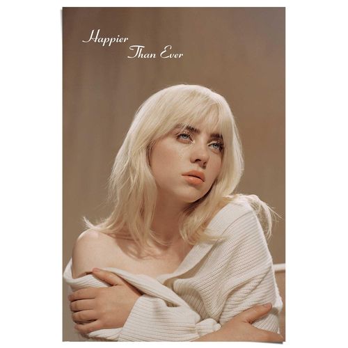 8714597688726 - Poster REINDERS Billie Eilish beige (farbe bild(er) beige) B61cm H915cm T01cm Bilder 8714597688726 - Poster REINDERS Billie Eilish beige (farbe bild(er) beige) B61cm H915cm T01cm Bilder