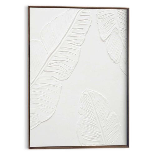8714597688177 - Wandbild REINDERS Tropische Blätter weiß (farbe bild(er) weiß) B50cm H70cm T3cm Bilder