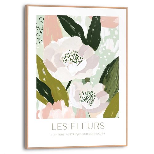 8714597680591 - Poster REINDERS Blumen rosa (farbe bild(er) rosa) B30cm H40cm T16cm Bilder Küche - Rosa - MDF - Blumen und Pflanzen - 30x40 cm