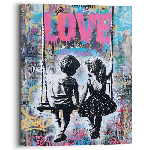 8714597670110 - Deco-Panel REINDERS Swinging Kids bunt (farbe bild(er) mehrfarbig) B40cm H50cm T2cm Bilder